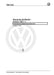 Passat (1997 - 2005) Passat-Passat Variant Reparaturanleitung Elektrische Anlage Eigendiagnose