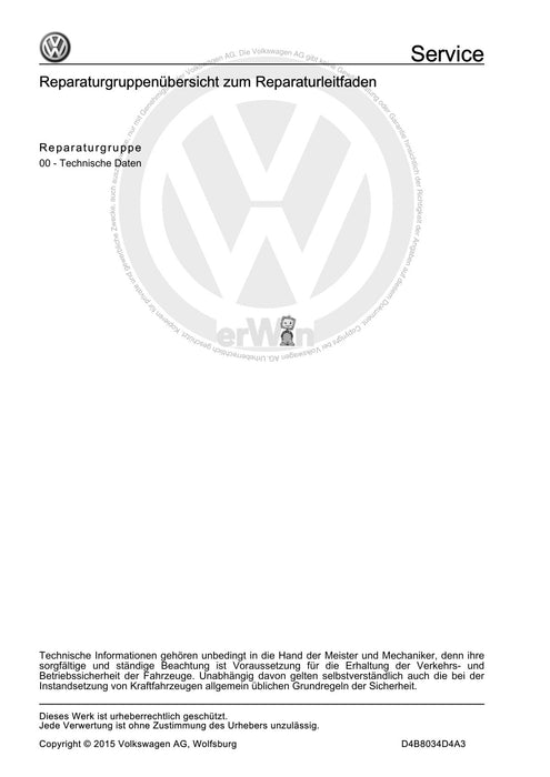 EOS (2006+) Reparaturanleitung Sollwerte für Bremskraftprüfung gemäß nationalerGesetzgebung