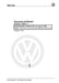 Passat (1994 - 1997) Passat-Passat Variant Reparaturanleitung Automatisches Getriebe 01M, ab Januar 1995