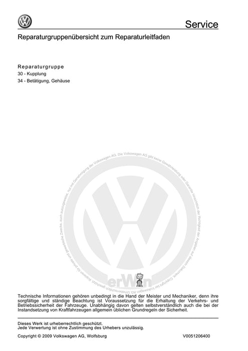 EOS (2006+) Reparaturanleitung Fehlersuche Kraftübertragung