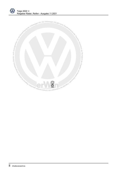 T-Cross (2019+) Reparaturanleitung Ratgeber Räder, Reifen