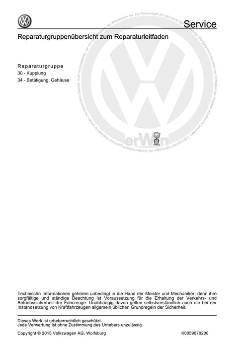 Golf V (2004 - 2007) Golf-Golf Variant-Golf Plus-Jetta Reparaturanleitung Fehlersuche Kraftübertragung