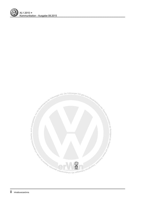 XL1 (2012+) Reparaturanleitung Kommunikation