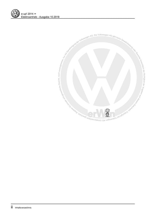 Up! (2012+) eUp! (2014+) Reparaturanleitung Elektroantrieb