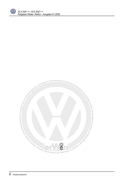 ID.5 (2021+) Reparaturanleitung Ratgeber Räder, Reifen