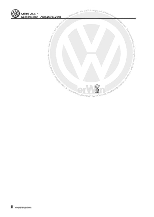 Crafter (2006 - 2016) Reparaturanleitung Nebenabtriebe