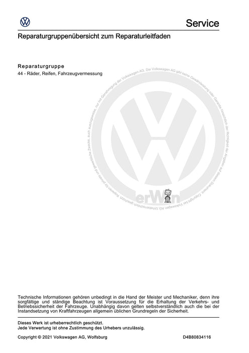 Touareg (2018+) Reparaturanleitung Ratgeber Räder, Reifen