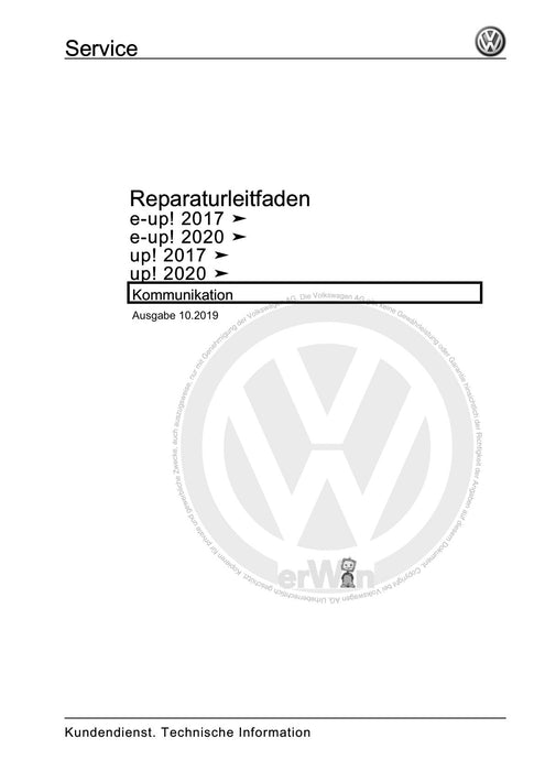 Up! (2012+) eUp! (2014+) Reparaturanleitung Kommunikation