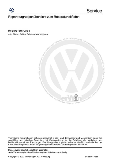 Passat (2019+) Reparaturanleitung Ratgeber Räder, Reifen