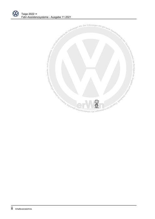 T-Cross (2019+) Reparaturanleitung Fahr-Assistenzsysteme