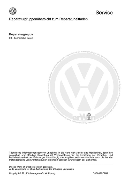 Golf VI (2009 - 2013) Golf-Plus-Cabriolet-Variant Reparaturanleitung Fahrzeugspezifische Informationen Lack
