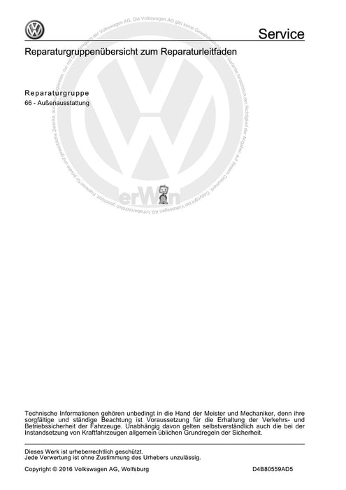 Crafter (2017+) Reparaturanleitung Kofferaufbauten