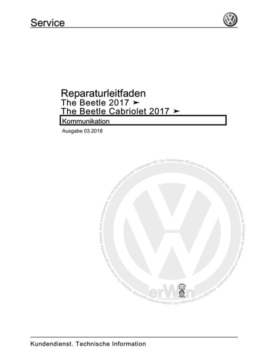 Beetle (2012+) NBL-NBC Reparaturanleitung Kommunikation