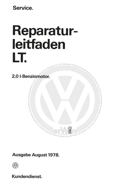 Typ 2 (1968 - 1979) Reparaturanleitung 2,0-l-Benzinmotor CH,CL
