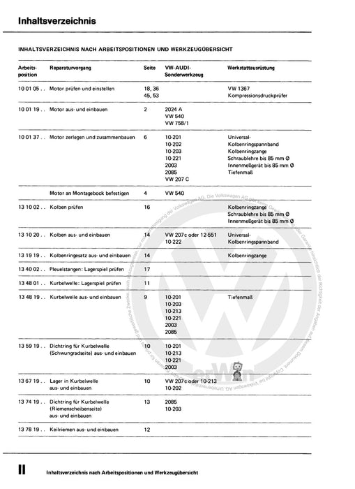 Iltis (1979 - 1988) Reparaturanleitung 1,7-l-Vergasermotor
