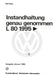 L 80 (1995 - 2001) Maintenance handbook (IGG) Instandhaltung genau genommen L80 1995-1997