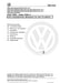 Golf II (1984 - 1989) Reparaturanleitung 4-Zyl. Vergasermotor, Mechanik (1,6- und 1,8 l-Motor)