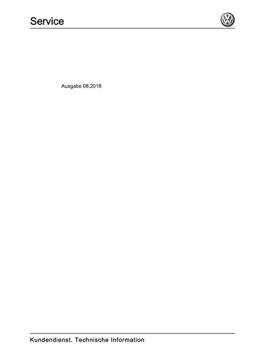 Passat CC (2009) Reparaturanleitung Ratgeber Anhängerbetrieb bis Markteinführung 2016