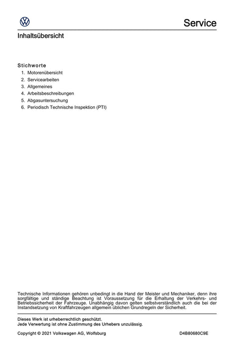 Amarok (2011+) Maintenance handbook (IGG) Instandhaltung genau genommen