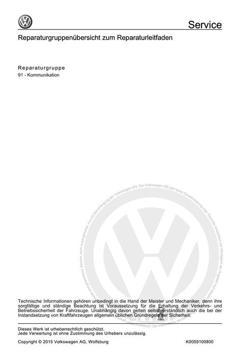 EOS (2006+) Reparaturanleitung Kommunikation