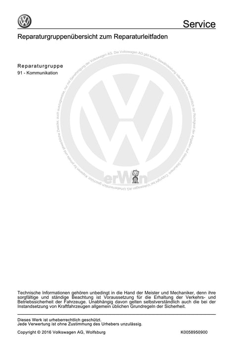 Phaeton (2001 - 2008) Reparaturanleitung Kommunikation