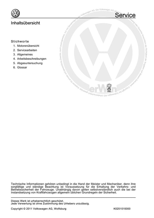 Beetle (1998 - 2010) New Beetle-Cabrio Maintenance handbook (IGG) Instandhaltung genau genommen