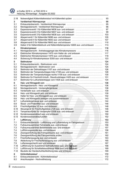Crafter (2017+) Reparaturanleitung Heizung, Klimaanlage
