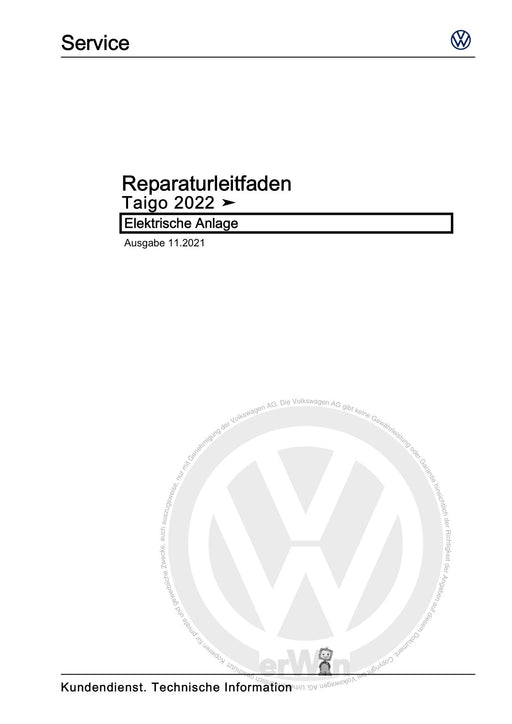 T-Cross (2019+) Reparaturanleitung Elektrische Anlage