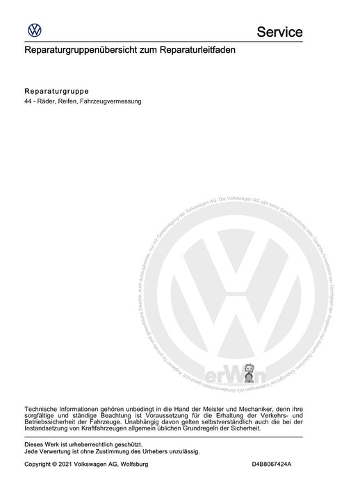 Crafter (2017+) Reparaturanleitung Ratgeber Räder,Reifen