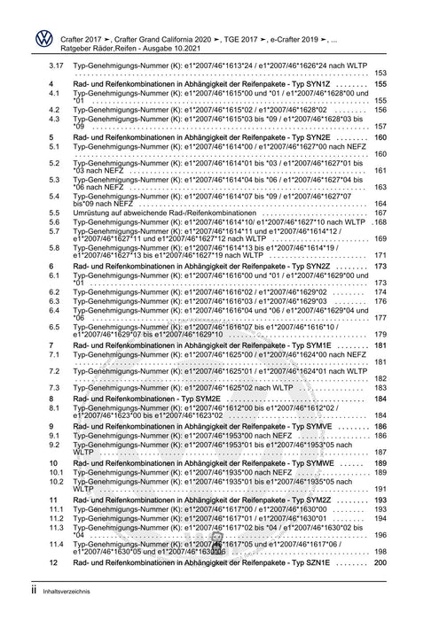 Crafter (2017+) Reparaturanleitung Ratgeber Räder,Reifen