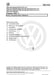 Passat (1997 - 2005) Passat-Passat Variant Reparaturanleitung 8-Zyl. Einspritzmotor (Mexico)