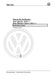 Beetle (1998 - 2010) New Beetle-Cabrio Reparaturanleitung Elektrische Anlage