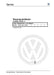 Caddy (2004 - 2010) Caddy-Caddy Kombi Reparaturanleitung 4-Zyl. Dieselmotor (1,9 l-Motor)