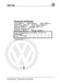 Passat (2005 - 2008) Passat-Passat Variant Reparaturanleitung 4-Zyl. Einspritzmotor (1,4 l-Motor, 4V, EA 111, Turbolader)