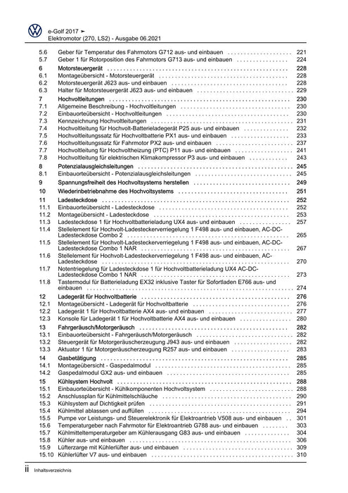 Golf VII (2013+2020)+Golf-Variant-Sportsvan Reparaturanleitung Elektromotor (270, LS2)