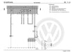 Golf III (1992 - 1999) Golf-Golf Variant-Vento Stromlaufplan 1,9 l-Dieselmotor-47 kW, Motorkennbuchstaben 1 Y, ab Oktober 1991