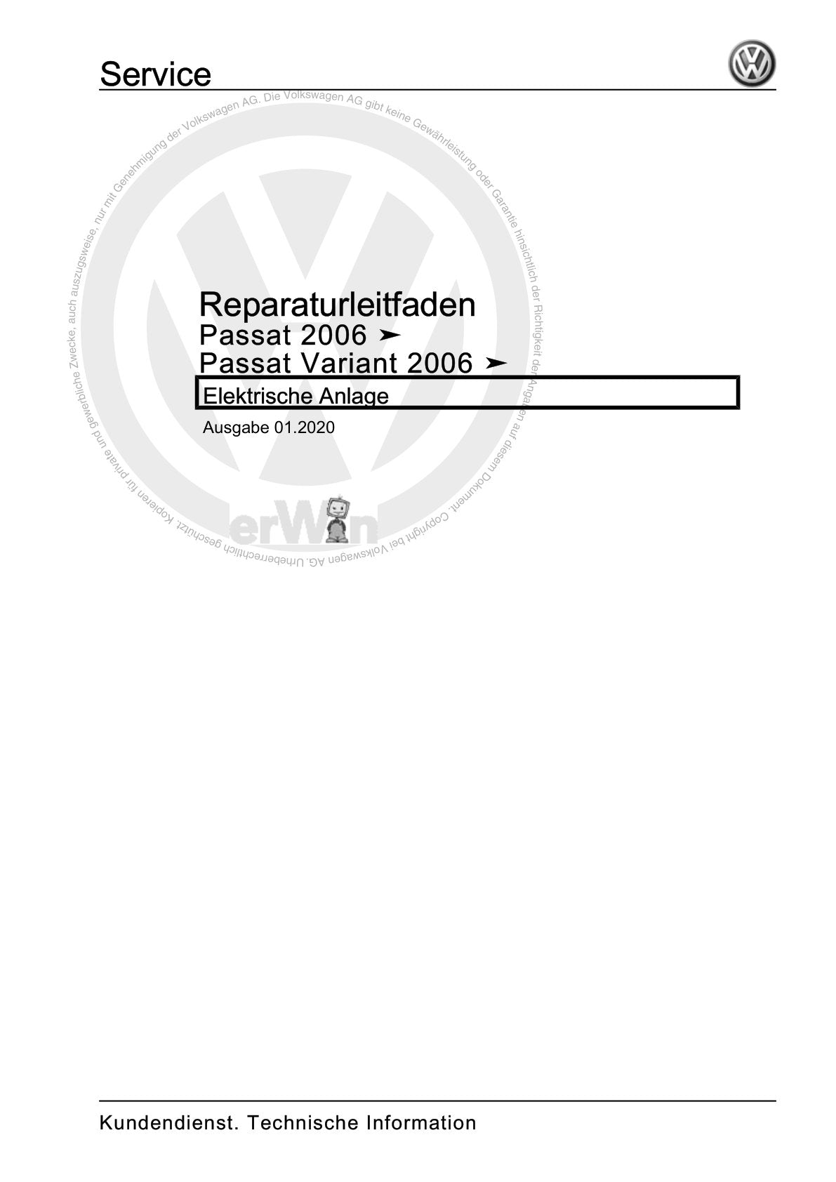 VW Passat (2005 - 2008) Passat-Passat Variant