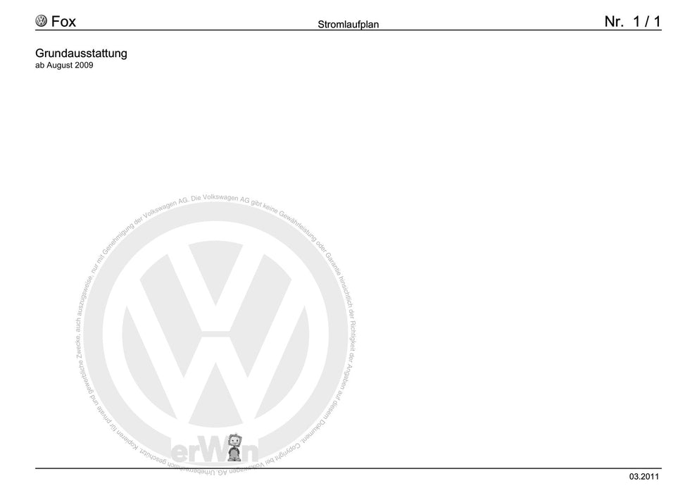 FOX (2004+) Stromlaufplan Grundausstattung, ab August 2009