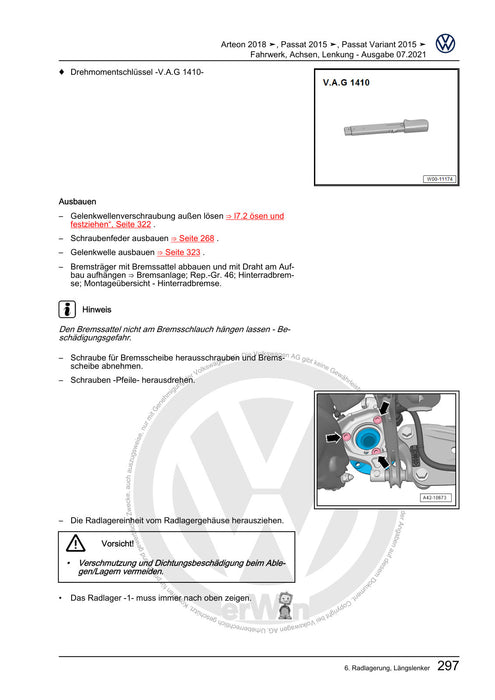 Reparaturanleitung Vorschau — Inhalt (Seite 303)
